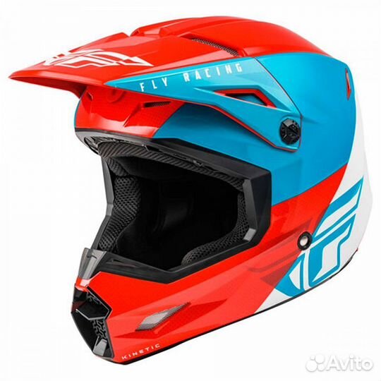 Кроссовый шлем FLY racing kinetic straight edge