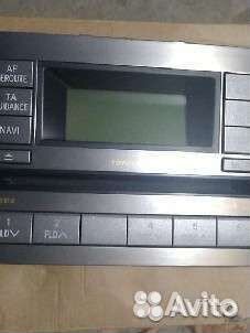 Магнитола оригинал Тойота Авенсис