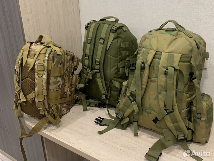 Рюкзаки тактические 30, 40, 55