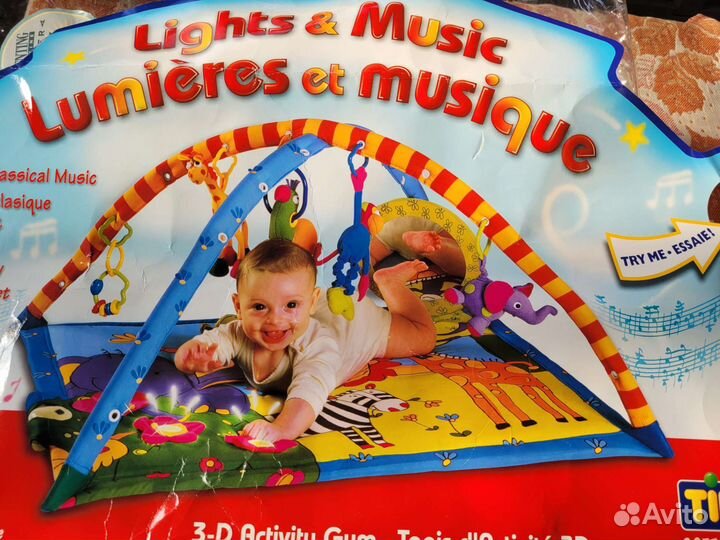 Развивающий коврик б/у