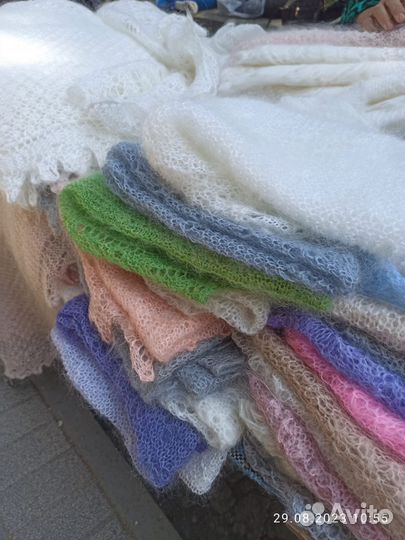 Шарф козий пух