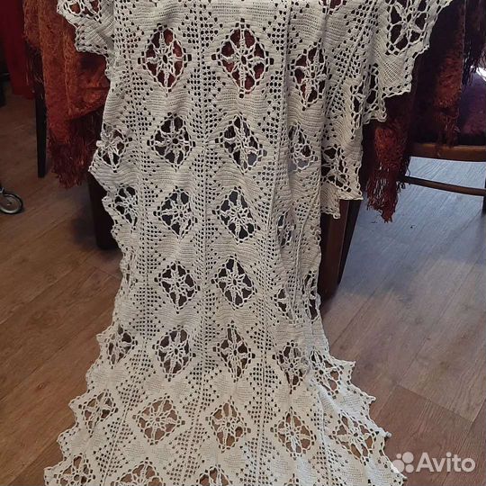 Скатерть вязанная крючком