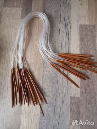 Бамбуковые спицы для вязания 1-10