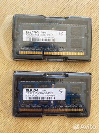 Оперативная память ddr3 2x2Gb