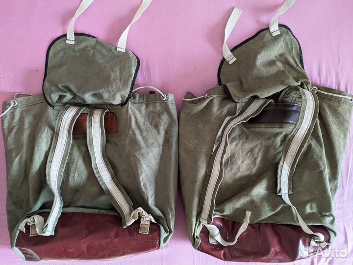 Рюкзаки брезентовые Троицкая фабрика СССР
