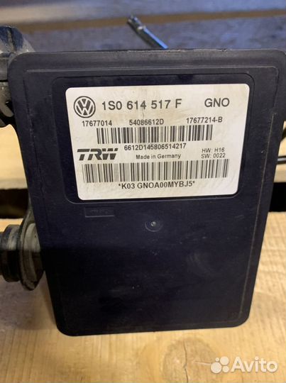 Блок abs абс skoda rapid