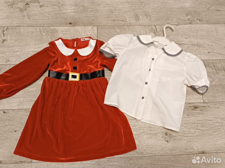 Платье для девочки, блузка