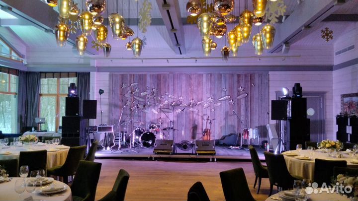 Аренда света, звука, бэклайна, подиума