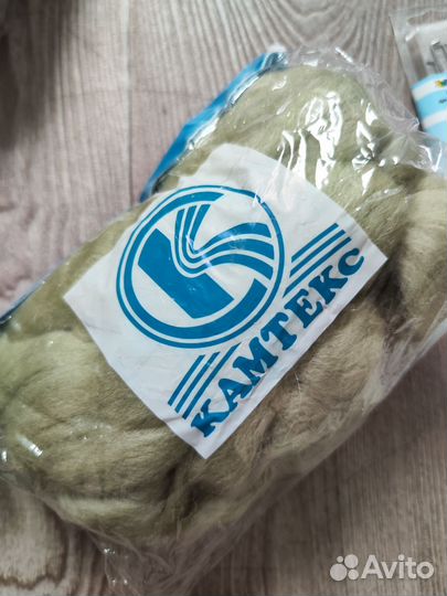Шерсть для валяния Gamma, Камтекс+ иглы Gamma