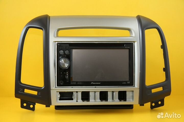 Переходная рамка 2din Hyundai Santa Fe (4 кнопки)