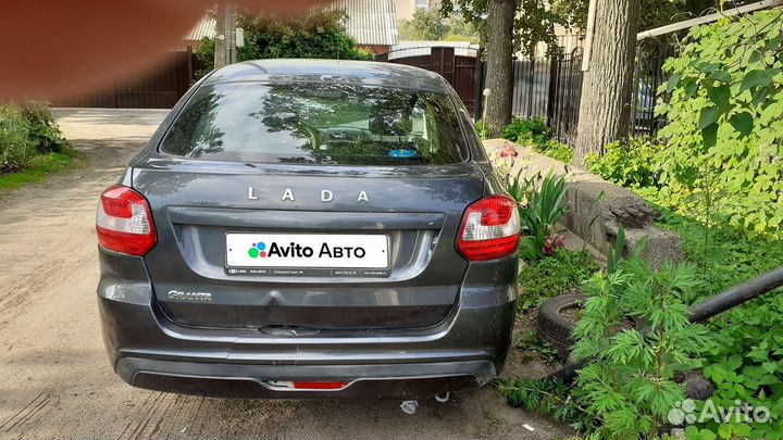 LADA Granta 1.6 AMT, 2019, битый, 70 000 км