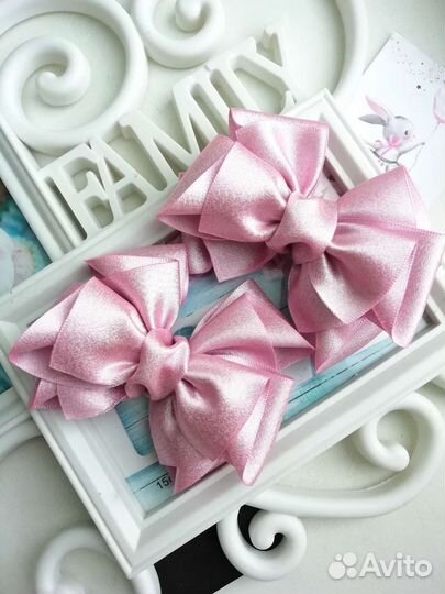 Банты ручной работы из Сатина