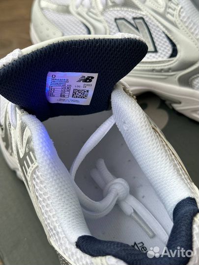 Кроссовки New balance 530 white silver navy