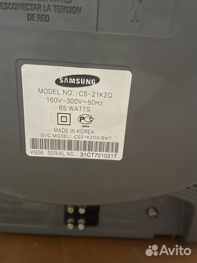 Телевизор Samsung CS-21K2Q кинескопный