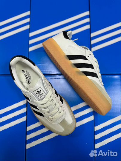 Кроссовки Adidas Samba White Black Gum