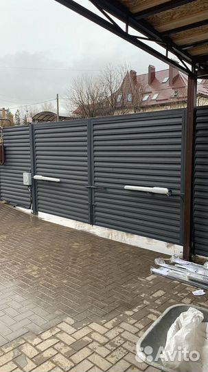 Забор под ключ. Штакетник, Жалюзи