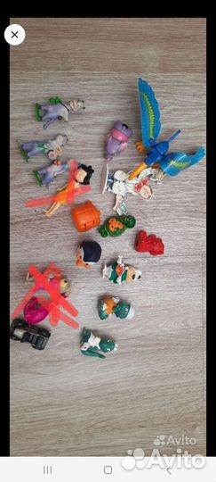 Коллекции игрушек из киндер сюрприза