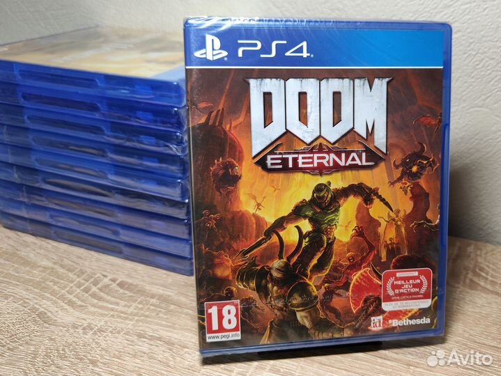 Новый диск Doom Eternal PS4 PS5 Русская версия