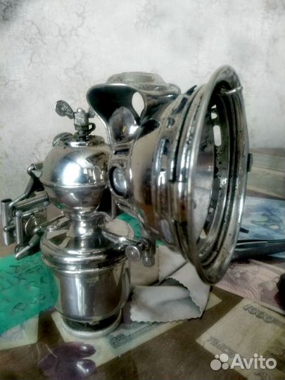 Старинный фонарь на велосипед