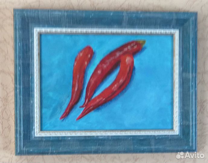Картина маслом в раме 