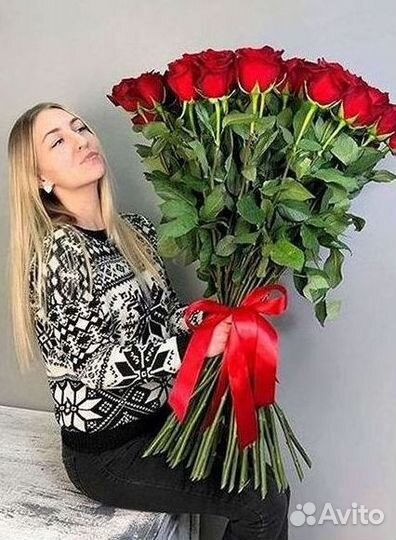 Высокие розы Гигантские розы Доставка цветов