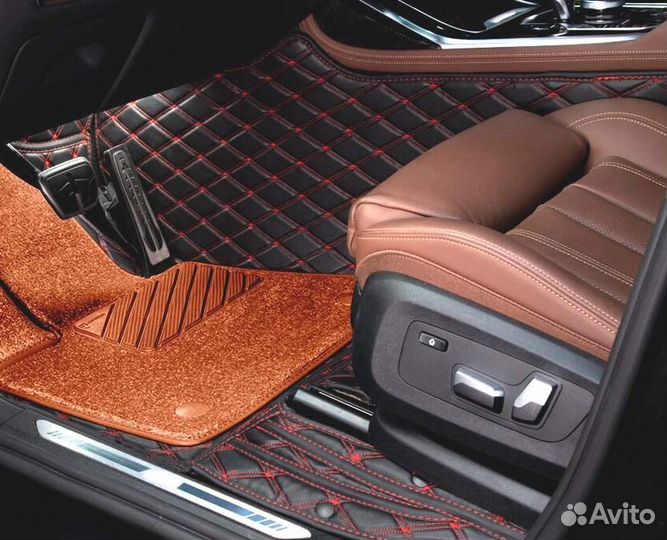 3D Коврики Mercedes G-класс Высокие Борта Экокожа