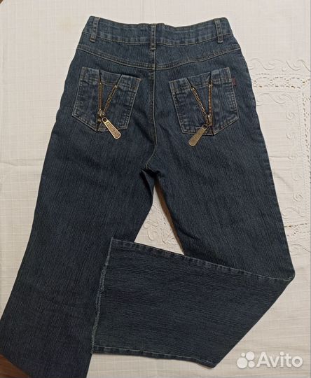 Винтажные джинсы клеш