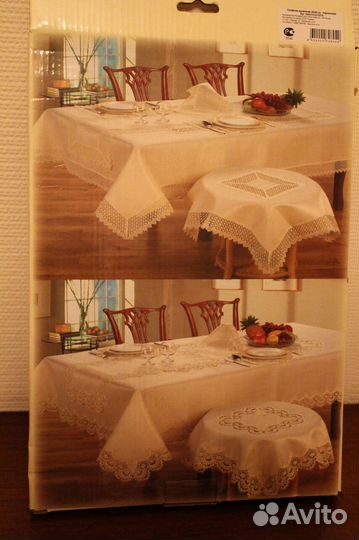 Подарочный набор - салфетки кружевные на стол
