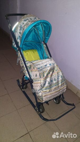 Санки коляска ника