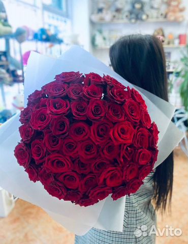 Цветы с доставкой 101 Роза 51 роза букеты объявление продам