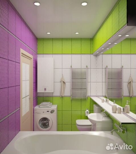 Выполню ремонт В ванной И туалете,опыт 17 лет