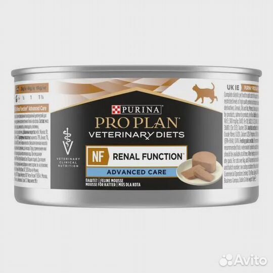Лечебный корм Purina Pro Plan NF в банках