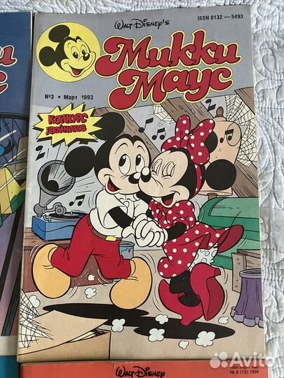 Журналы 90-х Комиксы Микки Маус