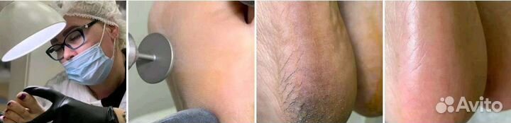 Маникюр, окрашивание+ коррекция бровей