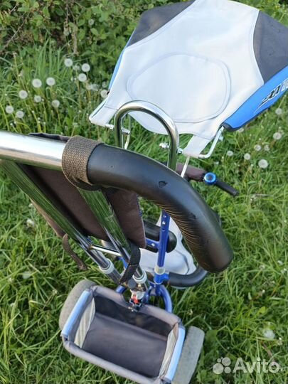 Детский 3х колесный велосипед с ручкой родителя