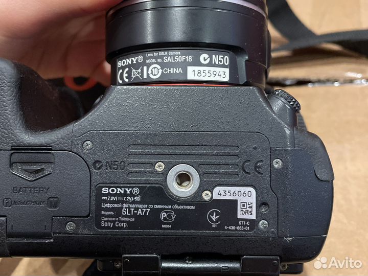 Зеркальный фотоаппарат sony a77