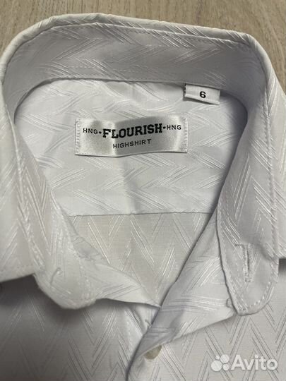 Рубашка белая, р. 140