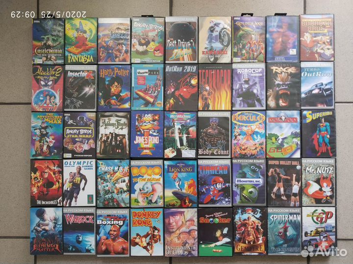 Игры и картриджи на sega для сеги