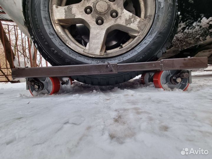 Тележка бездомкратная для эвакуатора, подкатная