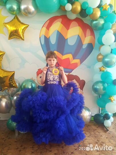 Очень красивое платье облачко для девочки