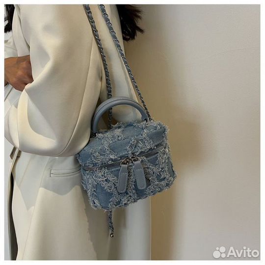 Сумка джинсовая