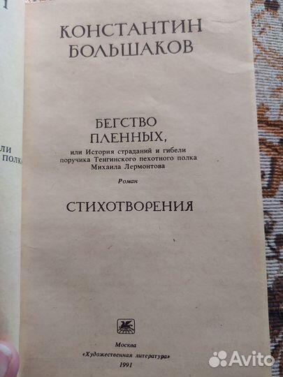 Забытая книга. Вяземский. Большаков