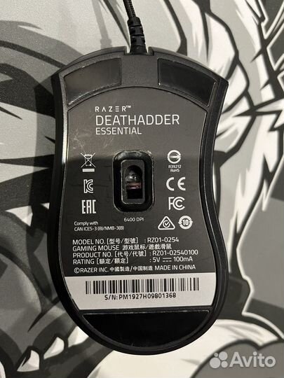 Игровая мышь razer deathadder essential