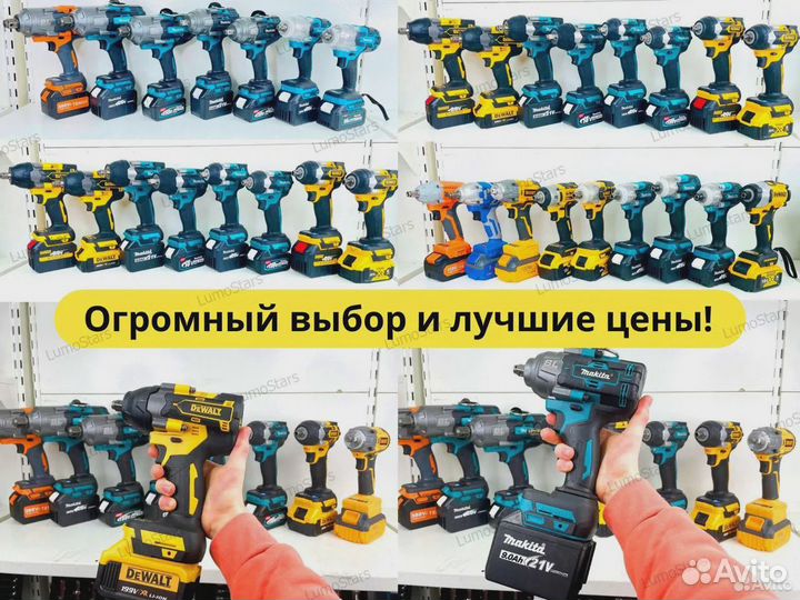 Гайковерт аккумуляторный ударный Makita новый