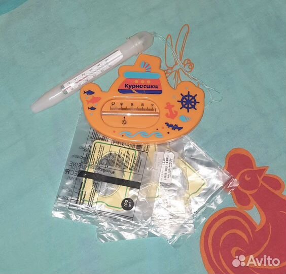 Два градусника для воды и мочеприёмник детский