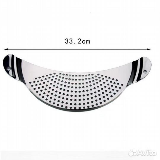 Дуршлаг металлический на кастрюлю крышка