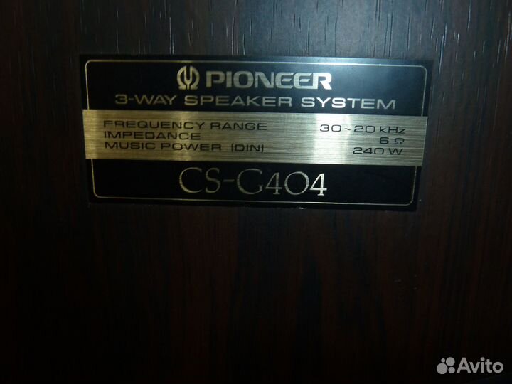 Pioneer CS-G404