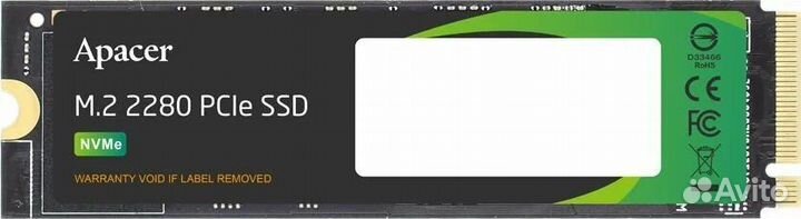 Новый SSD M.2 NVMe 512GB Apacer AS2280P4U