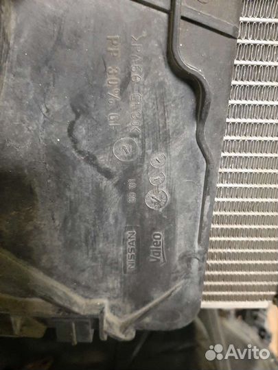 Кассета радиаторов nissan qashqai j10 1.6 МКПП