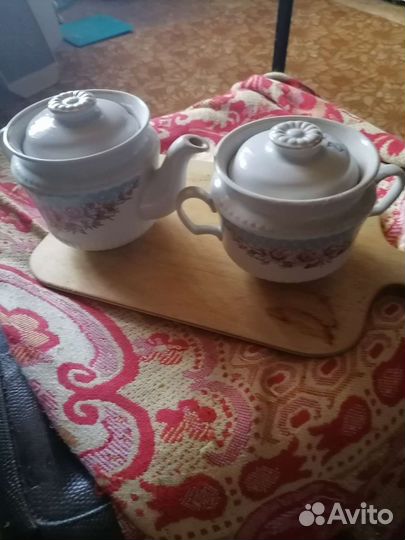 Заварочные чайники и сахарницы